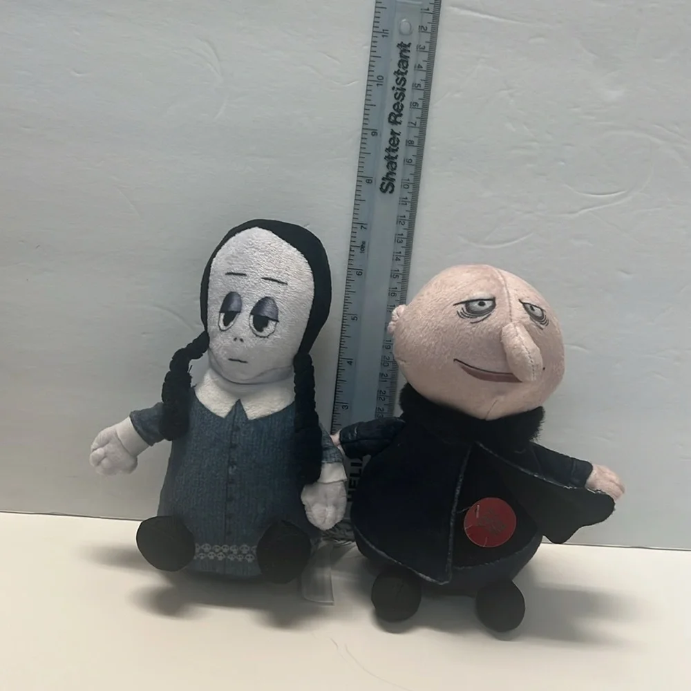 Addams family 2019 Uncle Fester And Wednesday Dolls Plush - Picture 7 of 8